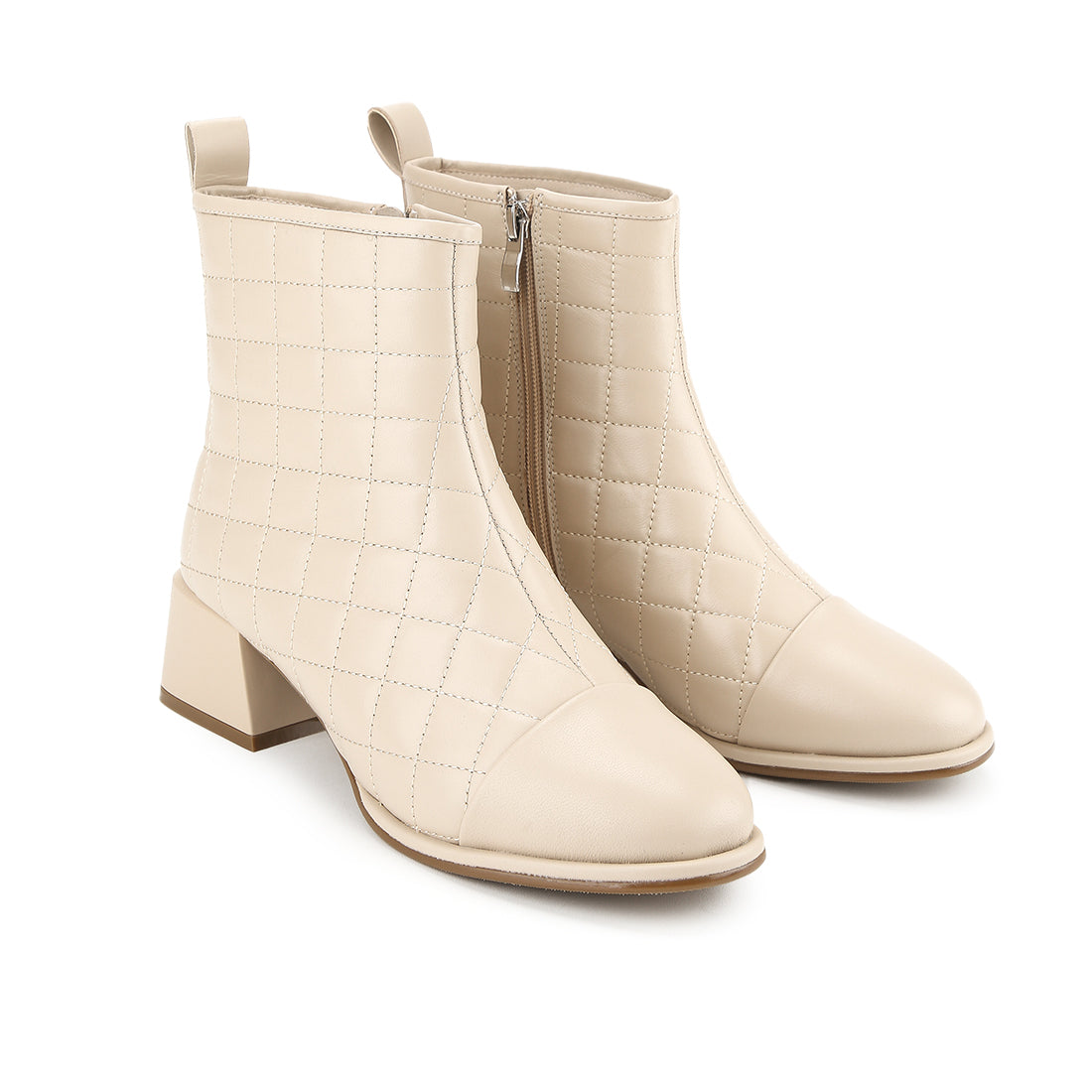 Obermain Sepatu Wanita Boots Anella Cooper In Beige