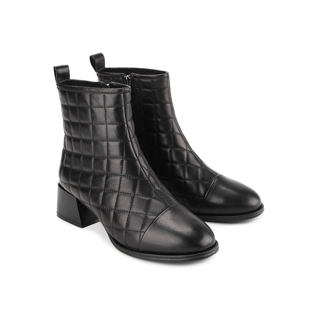 Obermain Sepatu Wanita Boots Anella Cooper In Black
