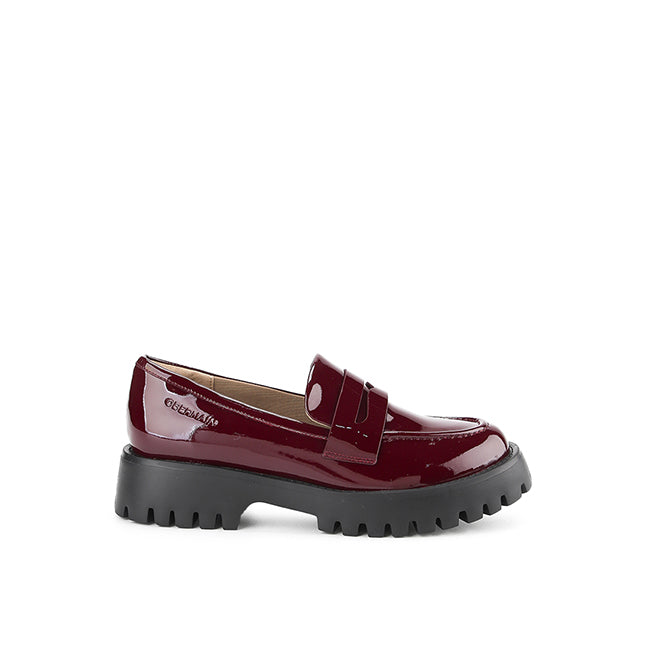 Obermain Sepatu Wanita Loafers Gusta Elise In Maroon