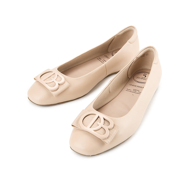 Obermain Sepatu Wanita Flats Gilda Hana In Nude