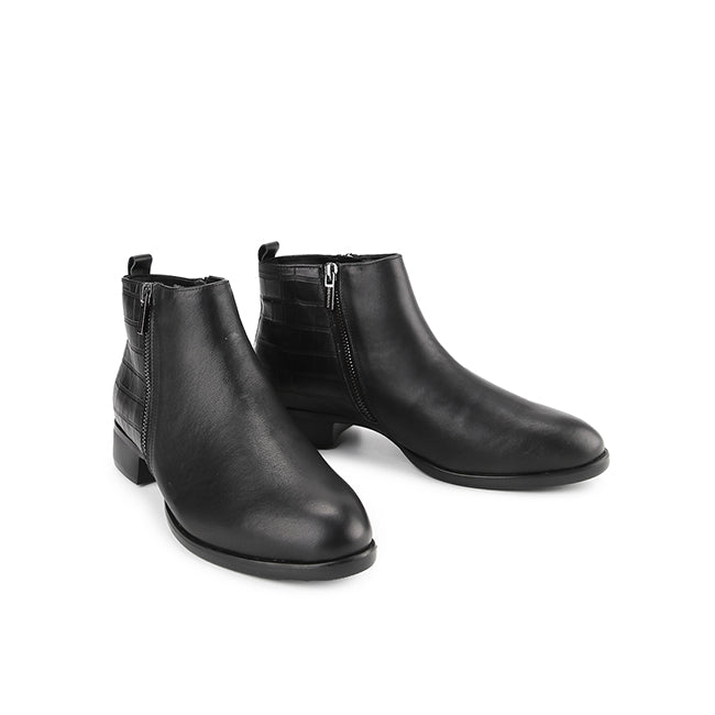Obermain Sepatu Wanita Boots Genia Rocca In Black