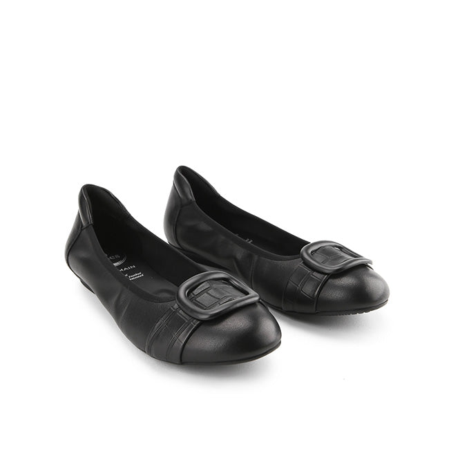 Obermain Sepatu Wanita Flats Gracie Rocca In Black