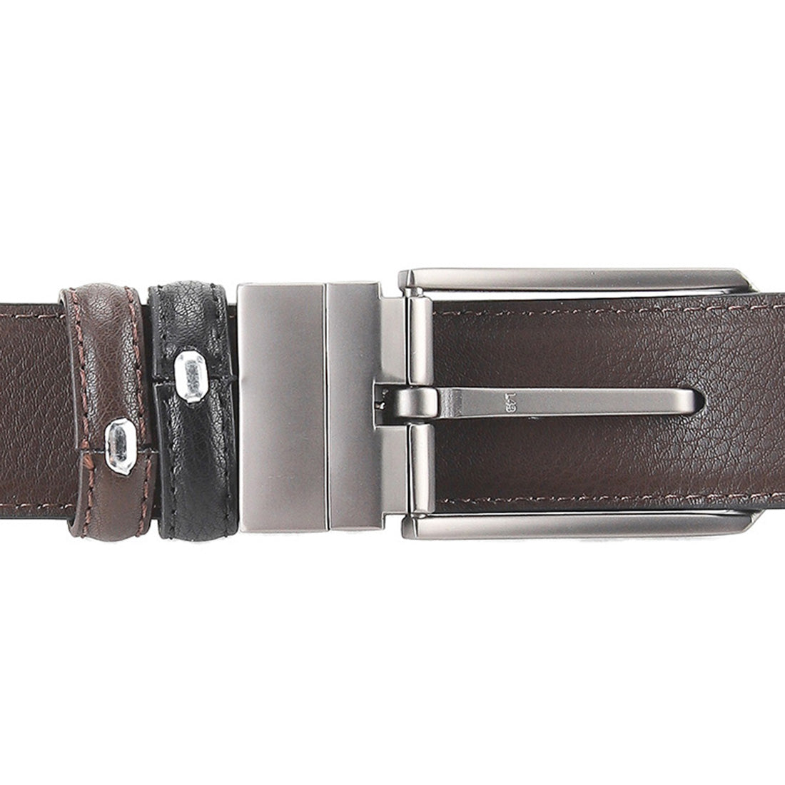 Casey Pin Clip Reversible In Black/Brown