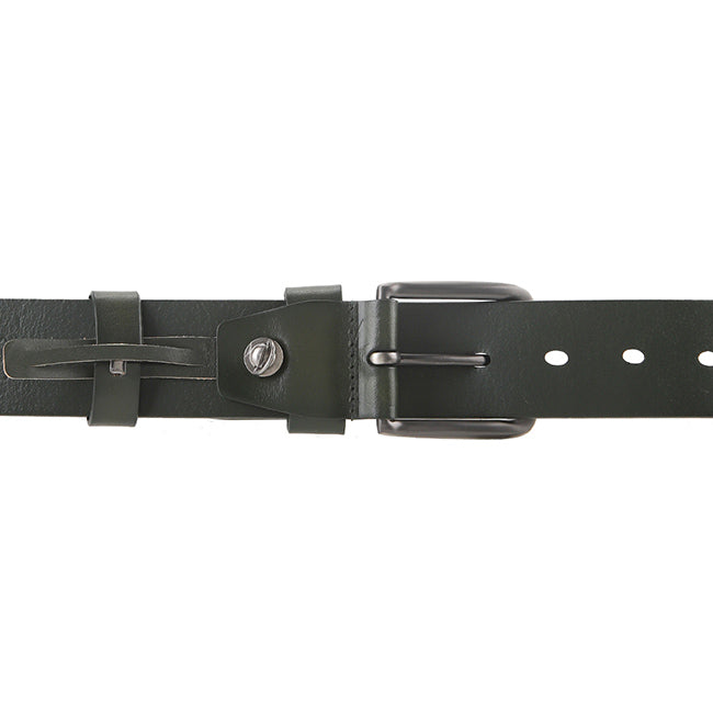 George Casual Belt In Olive