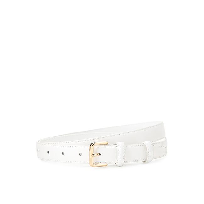 Coral Ladies Belt In White