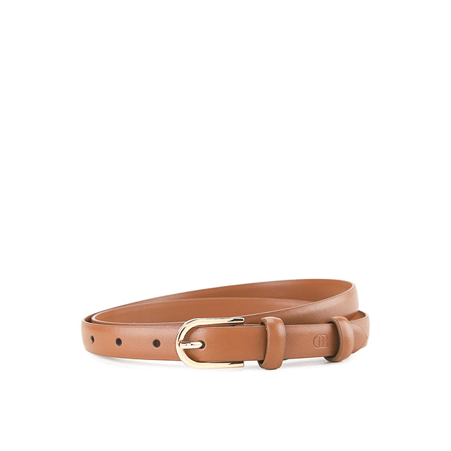 Christina Ladies Belt In Dark Brown