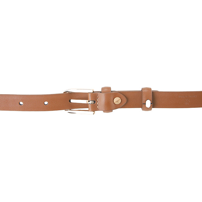 Christina Ladies Belt In Dark Brown