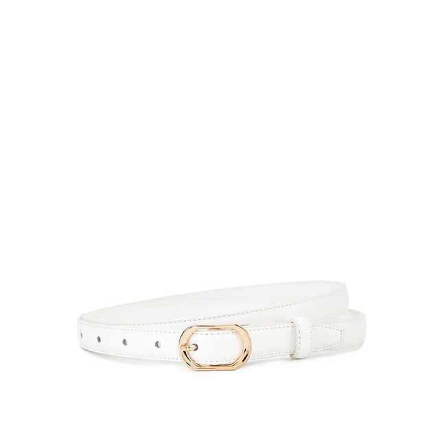 Carmen Ladies Belt In White