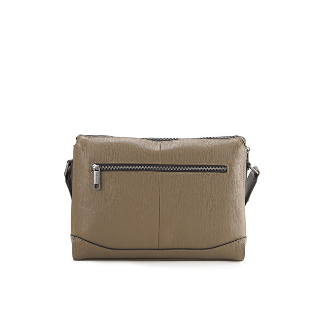 River Messenger Bag-L In Khaki