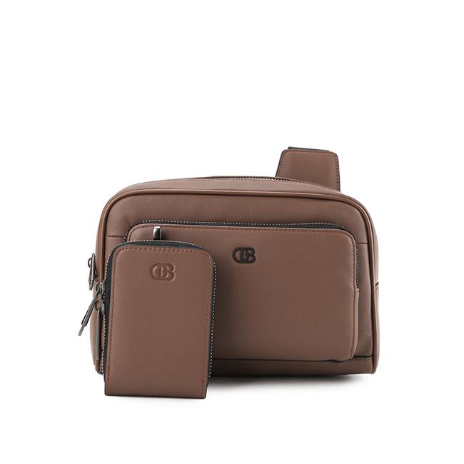 Roy Crossbody Bag-L In Tan