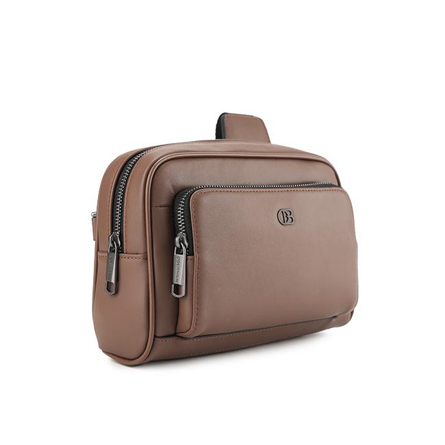 Roy Crossbody Bag-L In Tan