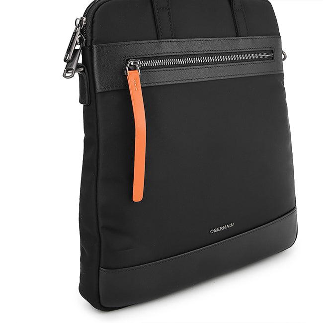 Rocco Laptop Bag - V In Black