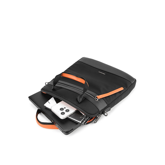 Rocco Laptop Bag - V In Black