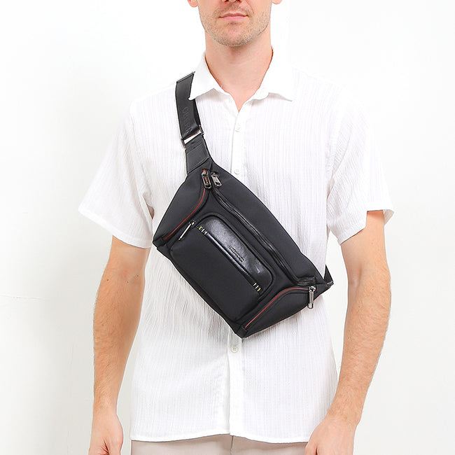 Roman Waist Bag In Black
