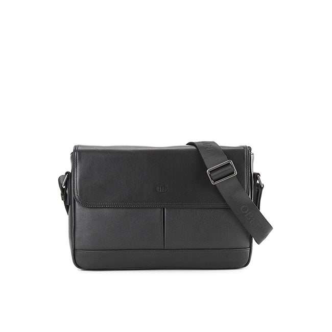 Dylan Messenger Bag-L In Black