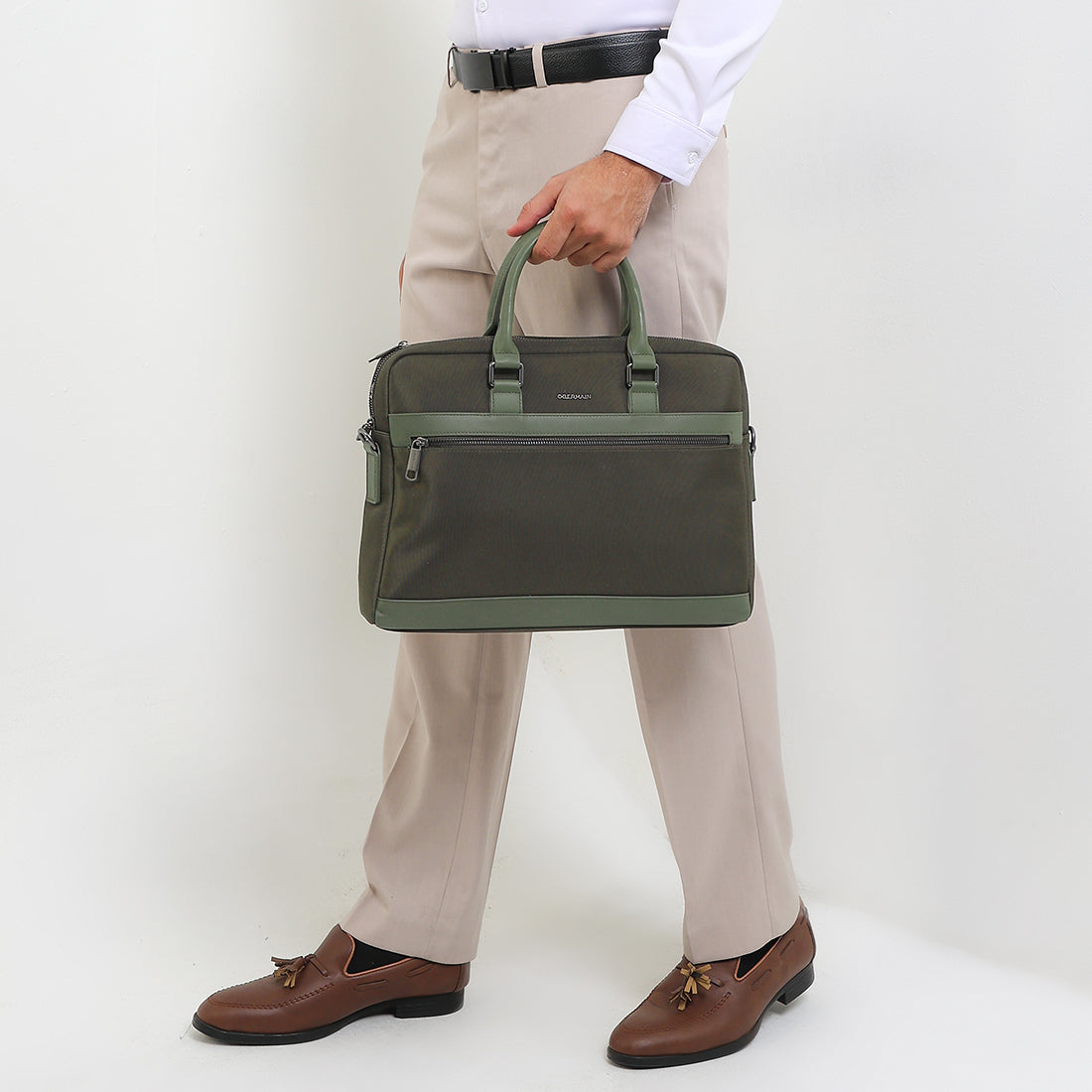 Darian Document Bag In Olive