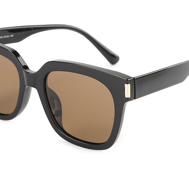 Obermain Wanita Sunglasses Febe Square In Black