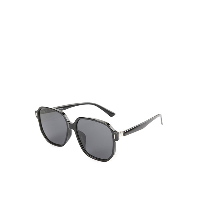 Obermain Wanita Sunglasses Fern Hexagonal In Black