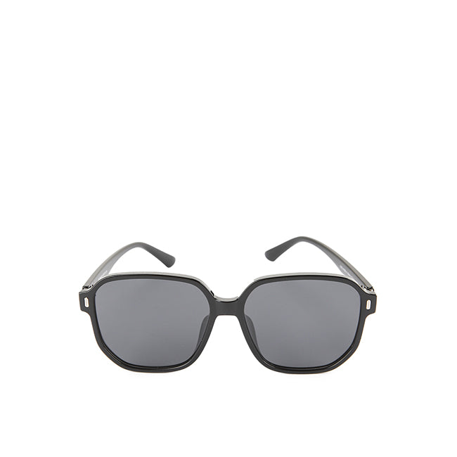 Obermain Wanita Sunglasses Fern Hexagonal In Black