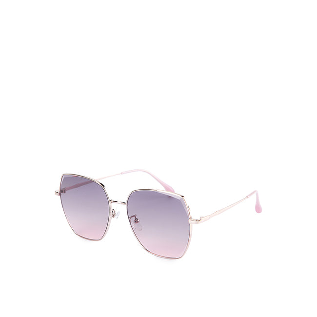 Obermain Wanita Sunglasses Gloria Square In Silver