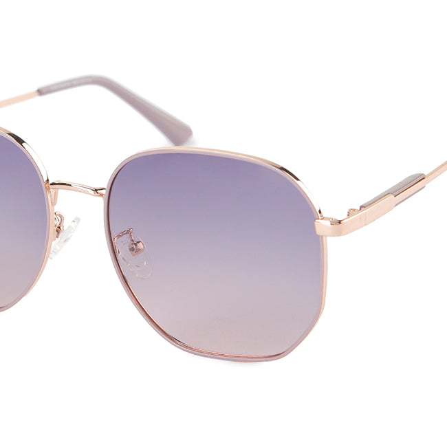 Sunglasses Giselle Hexagonal In Silver