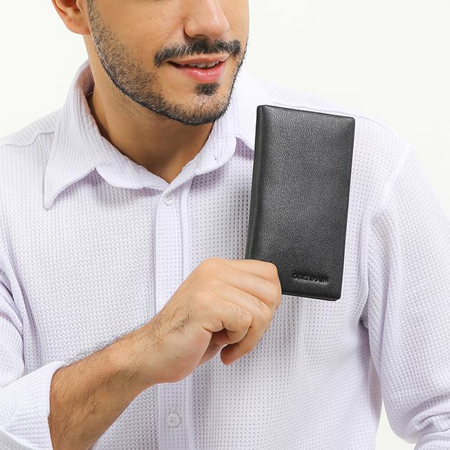 Nereo Long Wallet-Rfid In Black