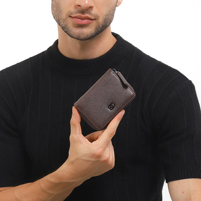 Nevin Cardholder - Rfid In Brown