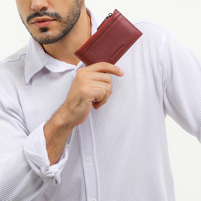 Nigel Cardhold (M)-Rfid In Maroon