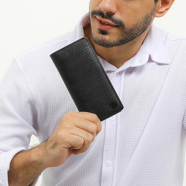 Timmy Long Wallet-Rfid In Black