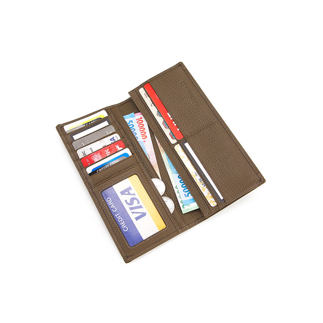 Tavin Long Wallet-Rfid In Khaki