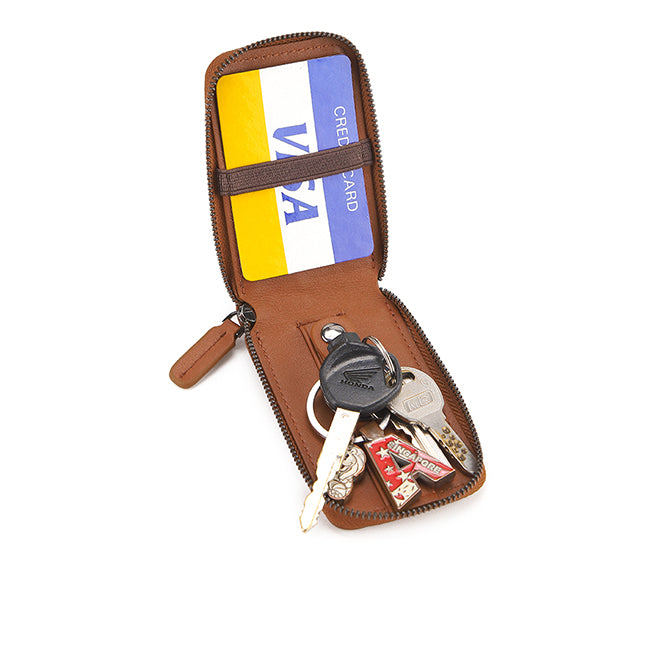 Tab Keyholder In Brown