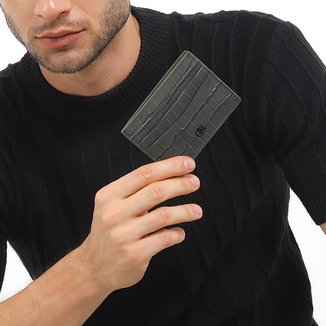 Troy Cardholder - Rfid In Green