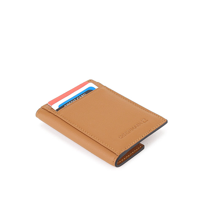 Twist Cardholder - Rfid In Tan