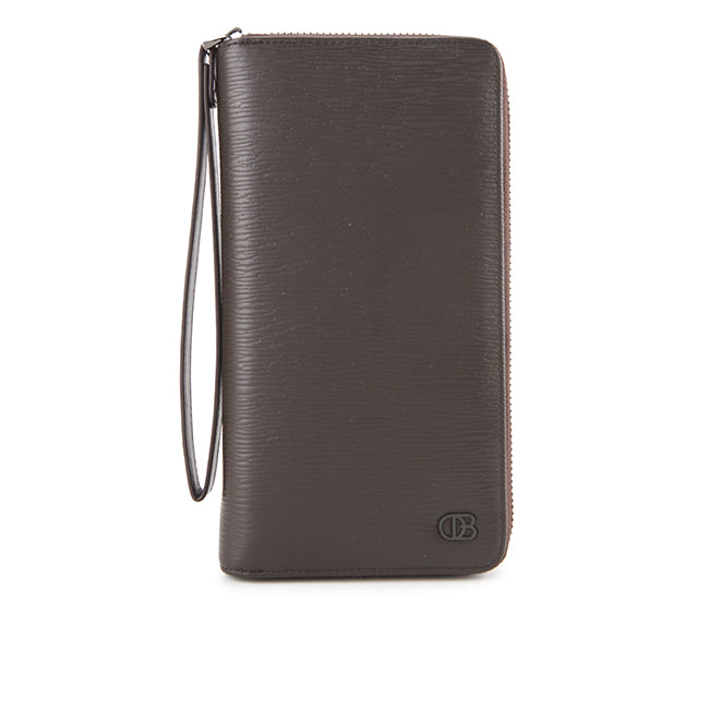George Long Zip Wl-Rfid In Brown