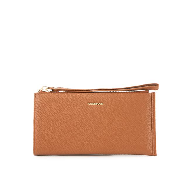 Ariel Card Pouch-L In Tan