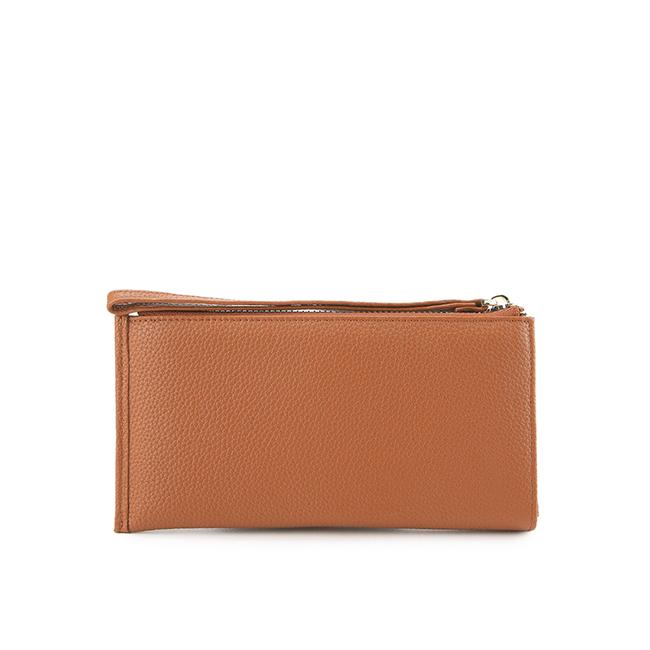 Ariel Card Pouch-L In Tan