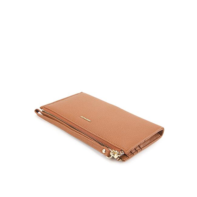 Ariel Card Pouch-L In Tan