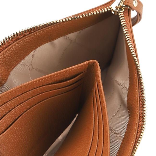 Ariel Card Pouch-L In Tan