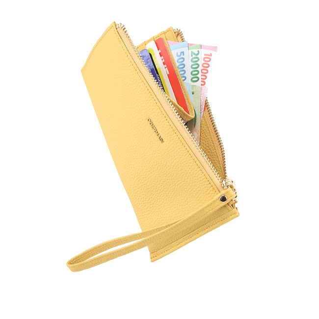 Ariel Card Pouch-L In Yellow