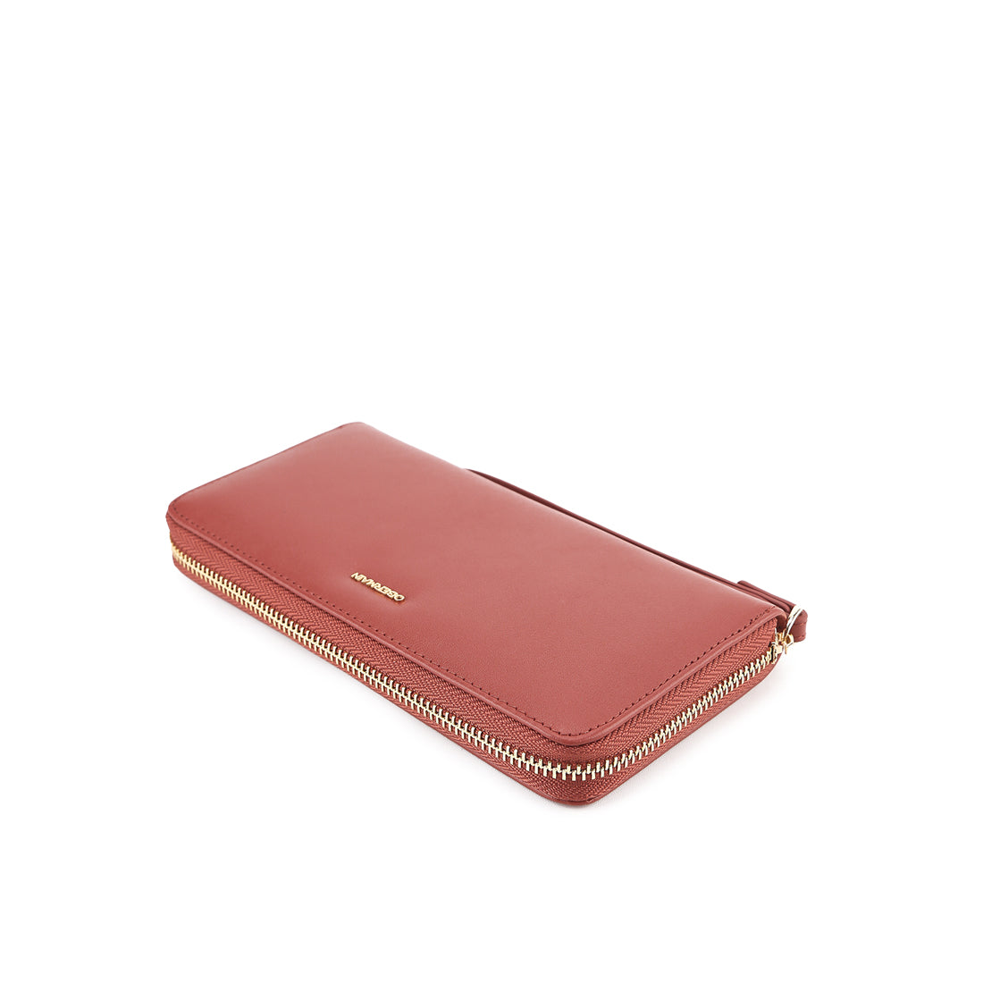 Allie Long Zip Wallet-L In Coral