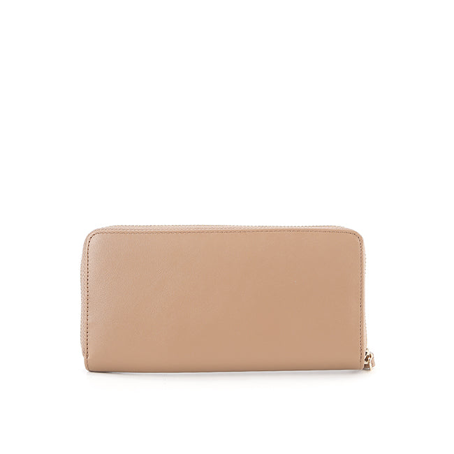 Allie Long Zip Wallet-L In Tan