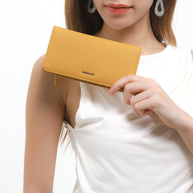 Abby Long Wallet-L In Mustard