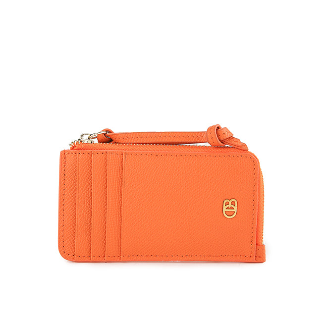Anna Cardholder-L In Tangerine