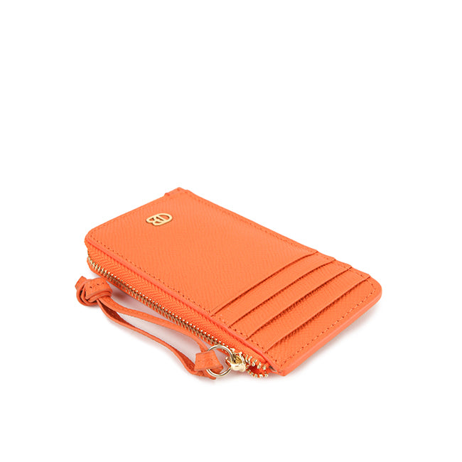 Anna Cardholder-L In Tangerine