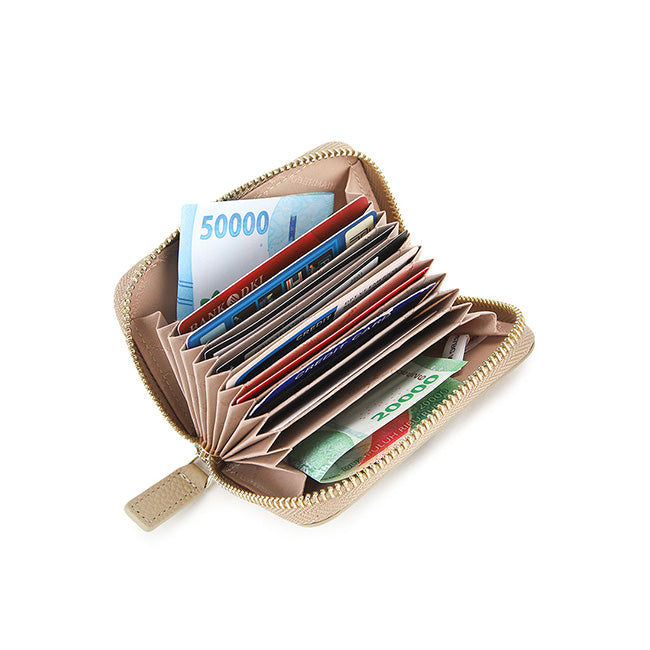 Amber Cardholder-L In Beige