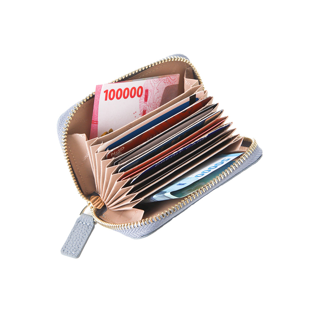 Amber Cardholder-L In Light Blue