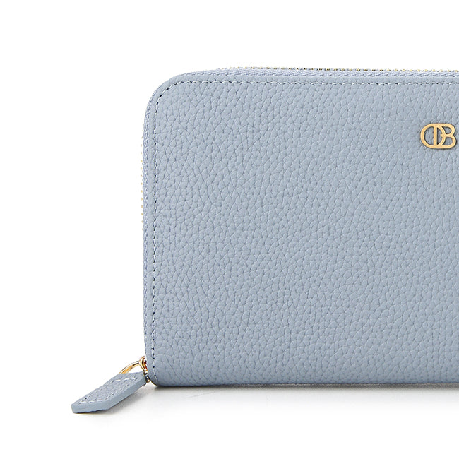 Ashley Long Zip Wallet-L In Light Blue
