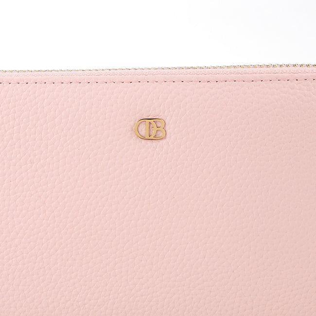 Ashley Long Zip Wallet-L In Pink
