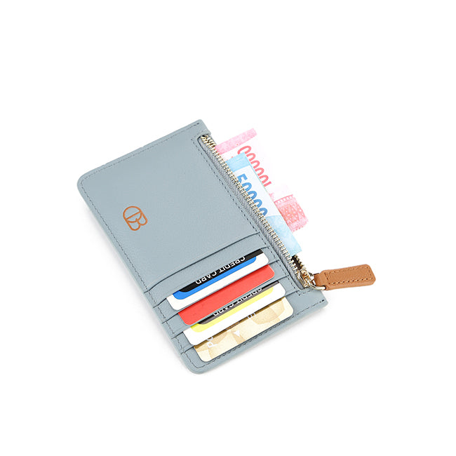 Ariana Cardholder-L In Dusty Blue
