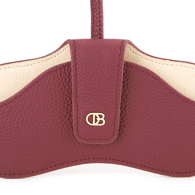 Enya Sunglasses Case-L In Maroon